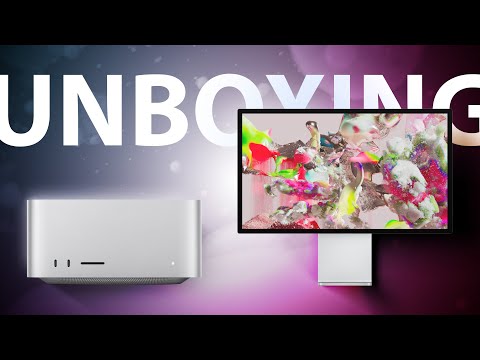 Unboxing the M1 Ultra Mac Studio & Studio Display!