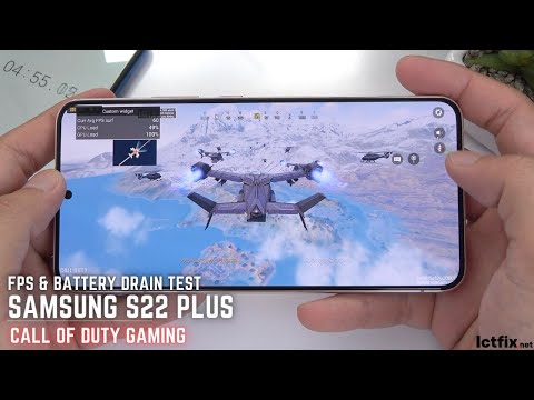 Samsung Galaxy S22 Plus Call of Duty Mobile Gaming test | Snapdragon 8 Gen 1, 120Hz Display