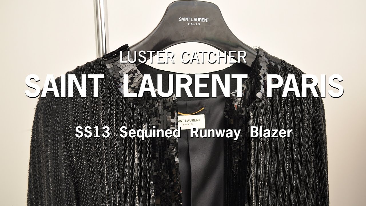 Saint Laurent SS13 Sequined Runway Blazer | Review & Sizing