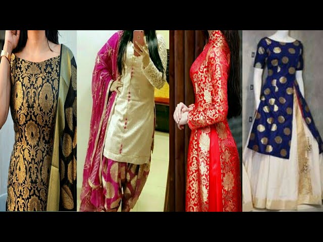 पुरानी साड़ी से बनाये Gowns | Gown Designs From Saree | How To Reuse Old  Saree - YouTube