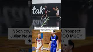 N3on couldn’t believe Julian Newman was doing TOO MUCH😭👀 #nba #juliannewman #n3on