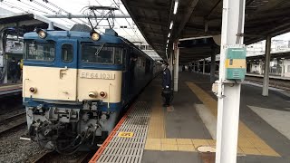 E235系1000番台J-19編成新津出場配給EF64-1031号機牽引大宮駅発車