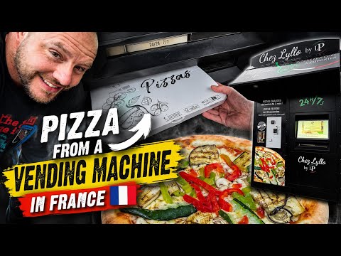 Trying Vending Machine Pizza in France | Vlog | Raining day and Monkeys 🙉
