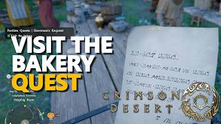 Visit the bakery Crimson Desert