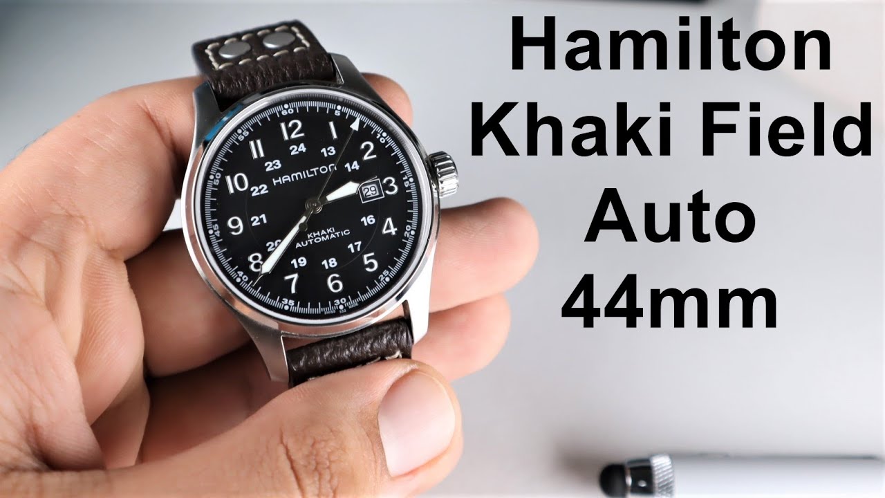 Hamilton Khaki Field Auto 44mm [ Unboxing ] - فتح صندوق ساعة هاملتون كاكي