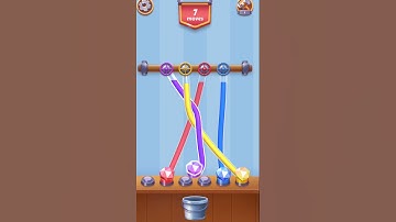 Tangle Fun 3D Puzzle Game level  Solved #shorts