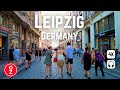 Leipzig  germany  4k walking tour historic center  zentrum markt