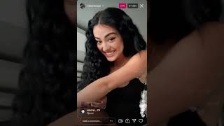Malu Trevejo- Instagram Live (April 11, 2021)