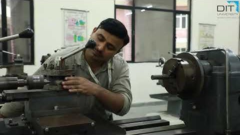 Introduction to Working of Lathe Machine, Workshop, Mechanical Engineering Department, DITU.