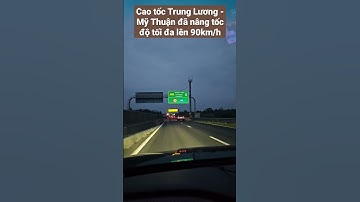 Tốc độ tối đa trên cao tốc Trung Lương - Mỹ Thuận là bao nhiêu? #shorts