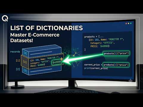 Day 12 Python List of Dictionaries Challenge: Build an E-Commerce Dataset Without Loops