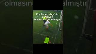 Fenerbahçenin Şampiyon Olmasına Bir Kalmıştır