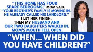My Mother Walked Through My Home, Gave My Brother Four Bedrooms—Then My Husband and Daughters Wal...