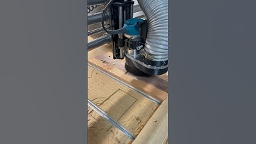 Zero Clearance table saw insert using Onefinity CNC #onefinity #cnc #woodwork #woodworking #sawstop