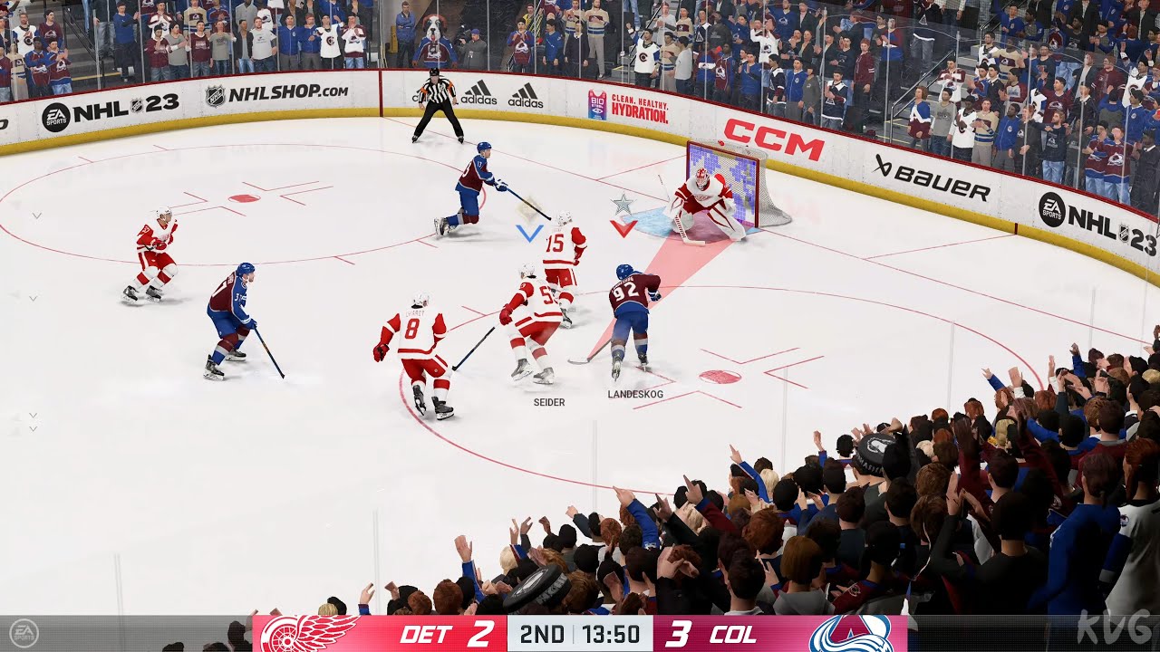 NHL 23 Detroit Red Wings vs Colorado Avalanche Gameplay (PS5 UHD