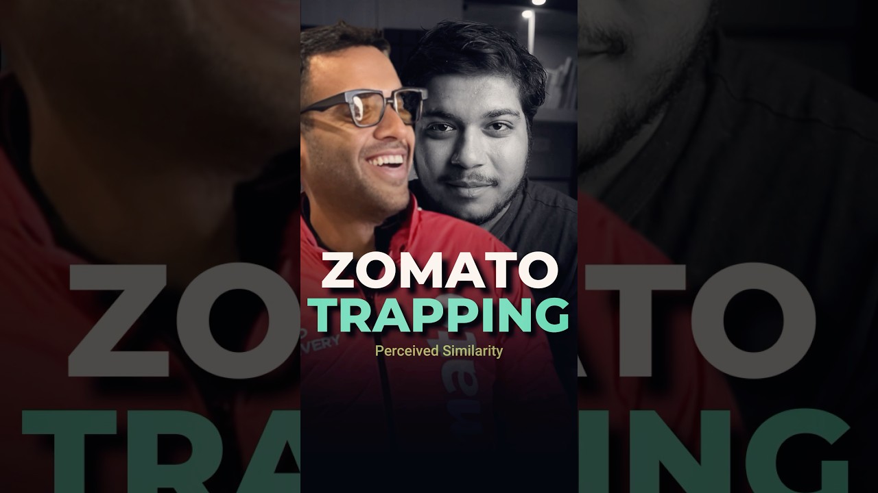 Zomato’s Master Plan! (Using Psychology in Business) #shortsfeed #shortsvideo #zomato