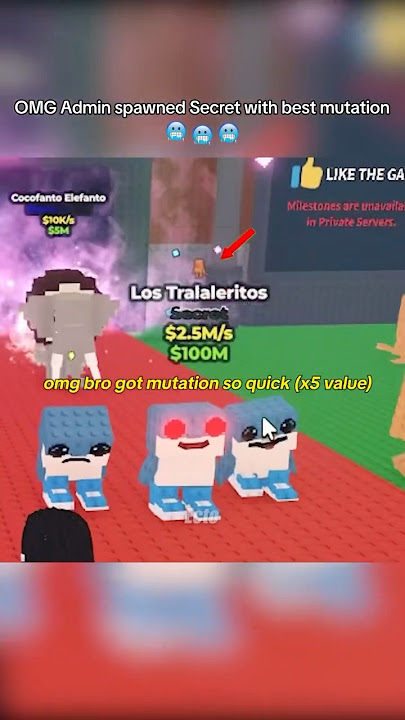 Admin spawned Los tralaleritos with best mutation Again