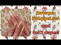 LAZY GIRL METHOD USING GEL X DUPES & POLYGEL! | ENCAPSULATED NETTING & MAPLE LEAVES