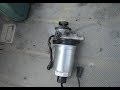 Kia Sorento 2,5 Crdi How to change fuel filter