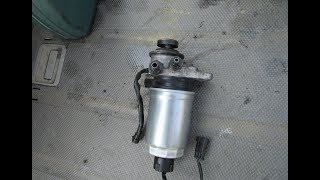 Kia Sorento 2,5 Crdi How to change fuel filter