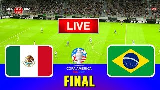 MEXICO vs BRAZIL - Copa America 2024 Final | Full Match All Goals | Live Football Match