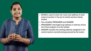 Algorithm and Data structures for (Linking) Loader