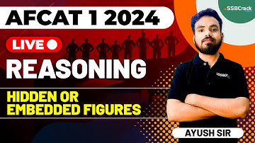 AFCAT 1 2024 Exam Reasoning Live - Hidden or Embedded Figures