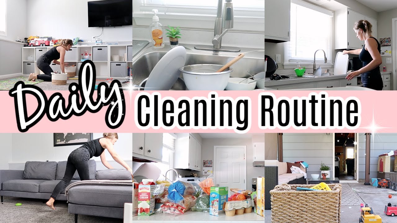 *NEW* MY DAILY CLEANING ROUTINE YouTube