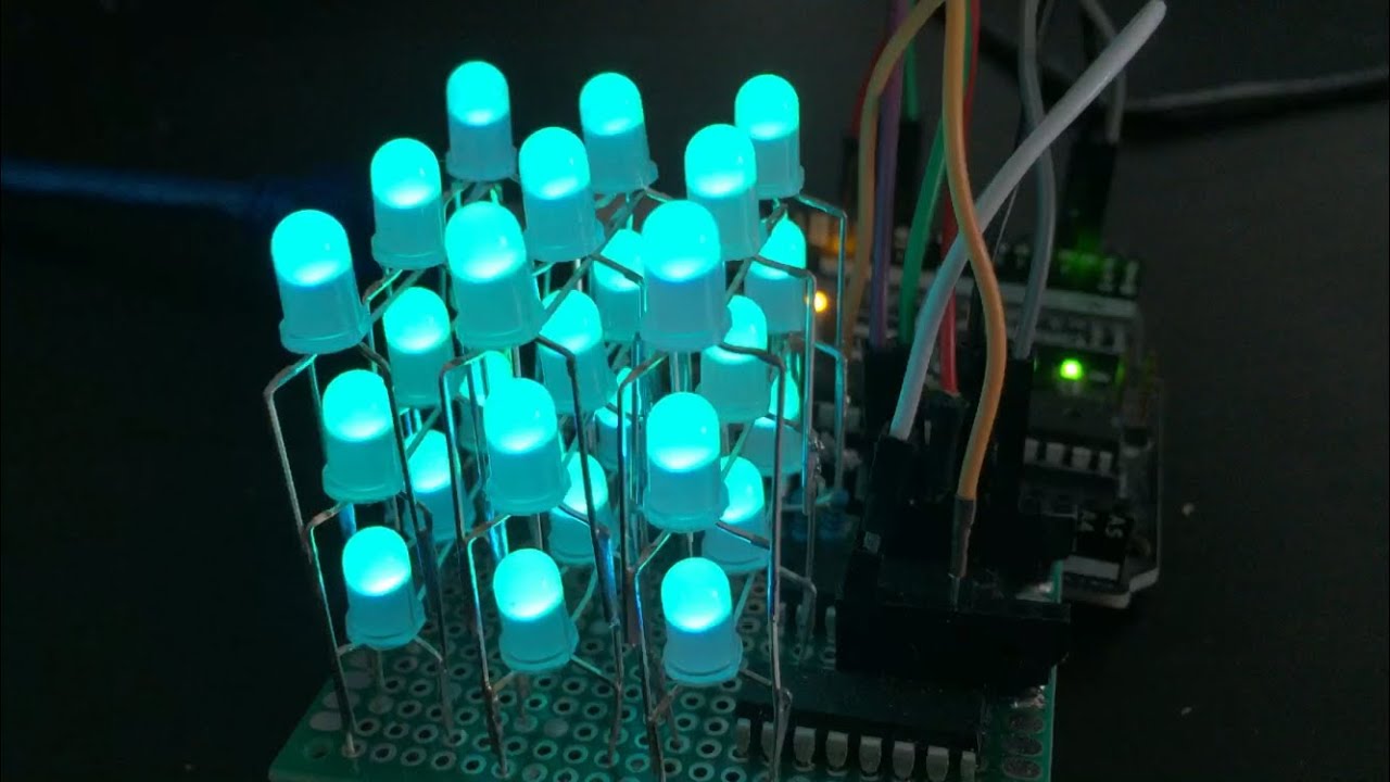 RGB LED Cube - YouTube