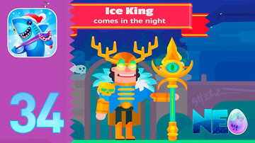 Bowmasters: Gameplay Walkthrough Part 34 - Ice King: Zombies Day! (iOS, Android)