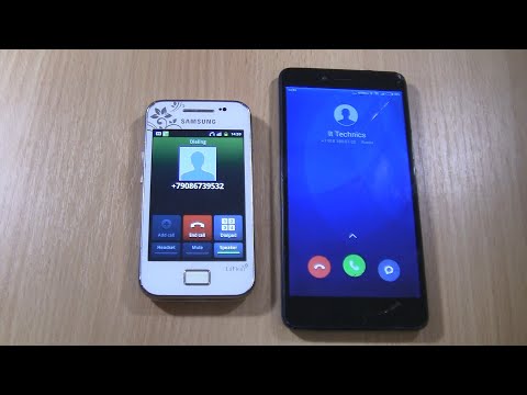 Incoming Call & Outgoing call Samsung Galaxy Ace  &Xiaomi Redmi Note 2