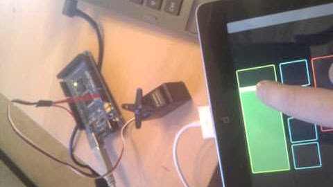 TouchOSC + Arduino + Servo