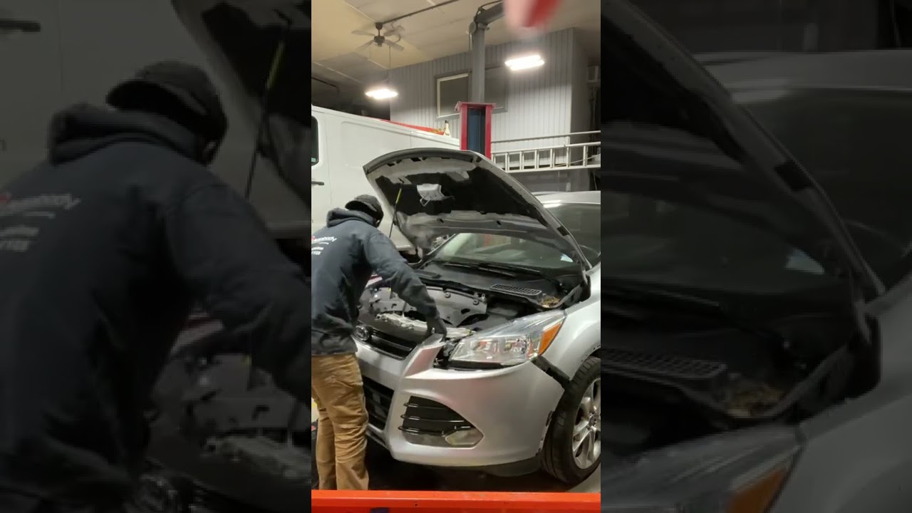 Ford Escape front cover removal