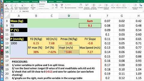 FVP Sprint spreadhseet tutorial