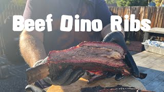 Beef Dino Ribs on the Lone Star Grillz 20x36 Offset Smoker