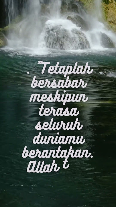 semoga lelah mu menjadi Lillah....