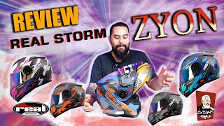 รีวิวหมวกเปิดคางตัวใหม่จากค่าย Real รุ่น Storm Zyon