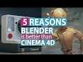 5 Reasons Why Blender is better than Cinema 4D! | Cinema 4d vs Blender Part 02