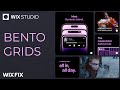 2024 web design trend bento grids  wix fix