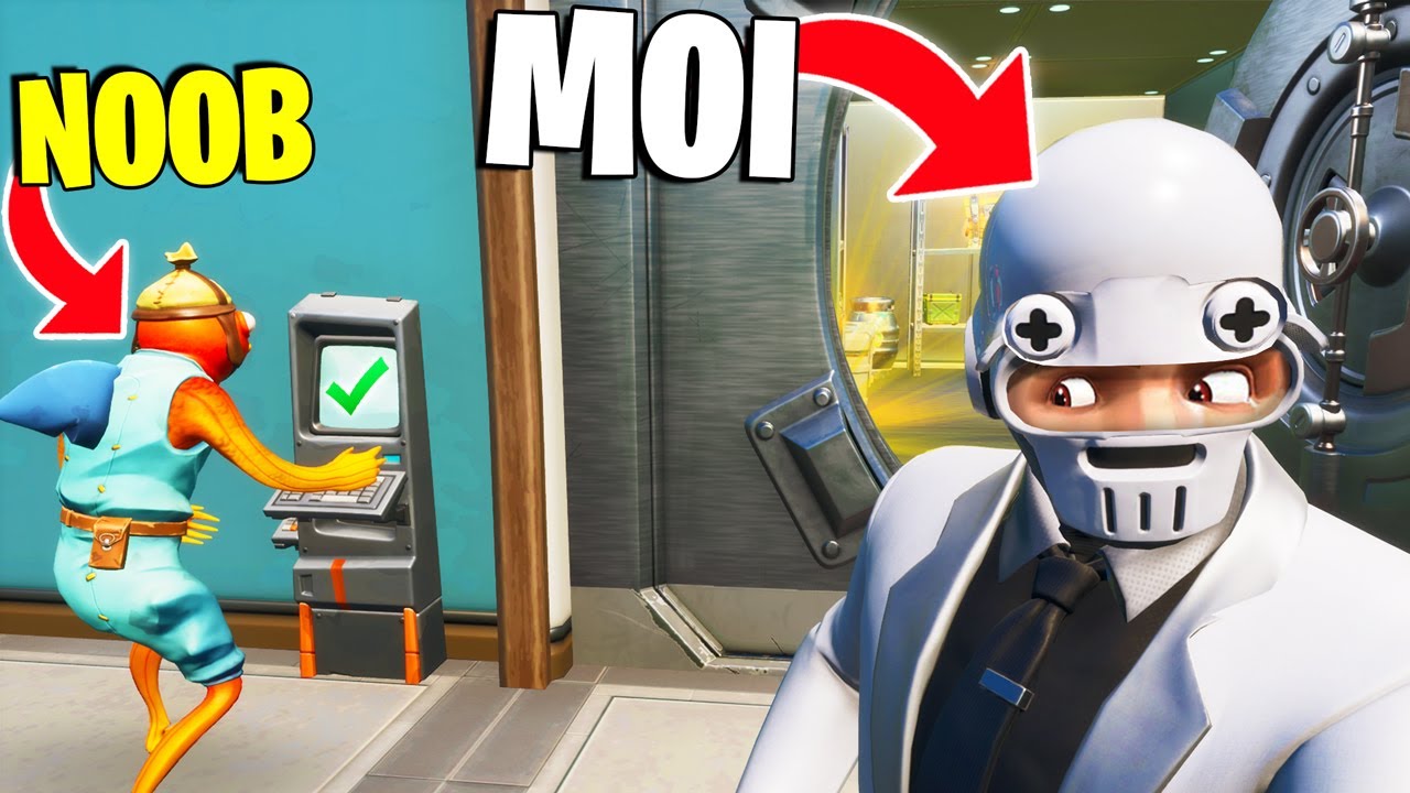 J'imite le GARDE du Coffre Fort ! (Prank Fortnite) YouTube