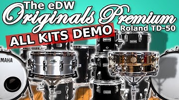 The eDW Originals Premium | Roland TD-50 Custom Kits Download | Sound Expansion Pack with Samples