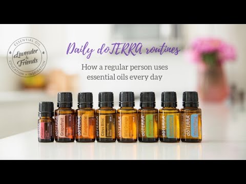 Daily doTERRA routines - YouTube