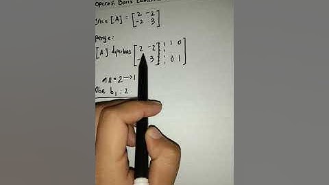 matriks invers metode OBE