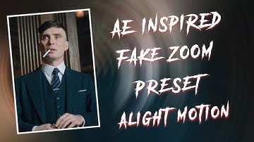 fake zoom preset xml | alight motion | knight tutorials