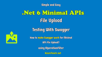 How to Create an API with Minimal APIs | Minimal API upload file