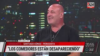 Santiago Cúneo: "Los comedores están desapareciendo"