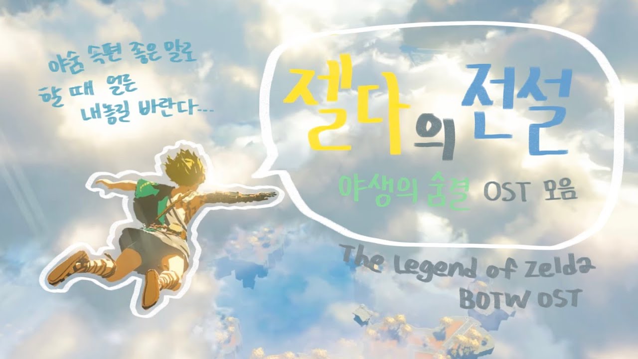 [PLAYLIST] 🌿젤다의 전설 야생의 숨결 ost 들으면서 야숨 속편 기다리기🌿The Legend of Zelda BOTW ost