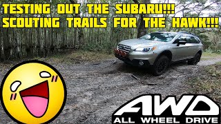 Subaru Outback Off-roading!!! Scouting out some trails!!!