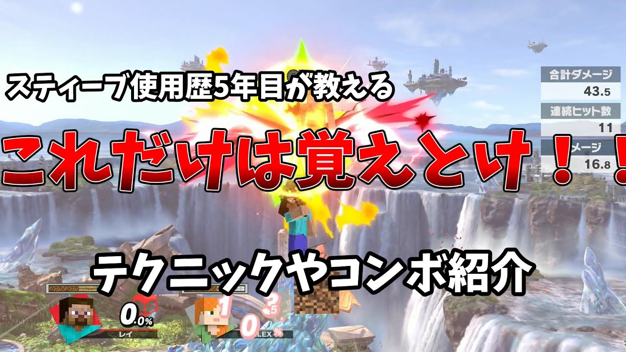 とりまこれだけは覚えとけ！！スティーブテクニック解説