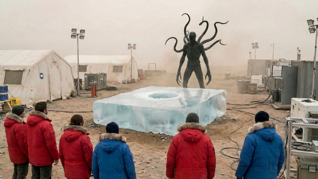 CIENTISTAS ENCONTRAM NAVE ALIENÍGENA NA ANTÁRTICA E LIBERTAM UM ALIENÍGENA QUE COPIA TUDO QUE TOCA